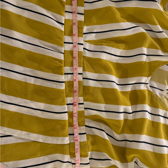 Striped Yellow and White Dress - Picture 9 of 9